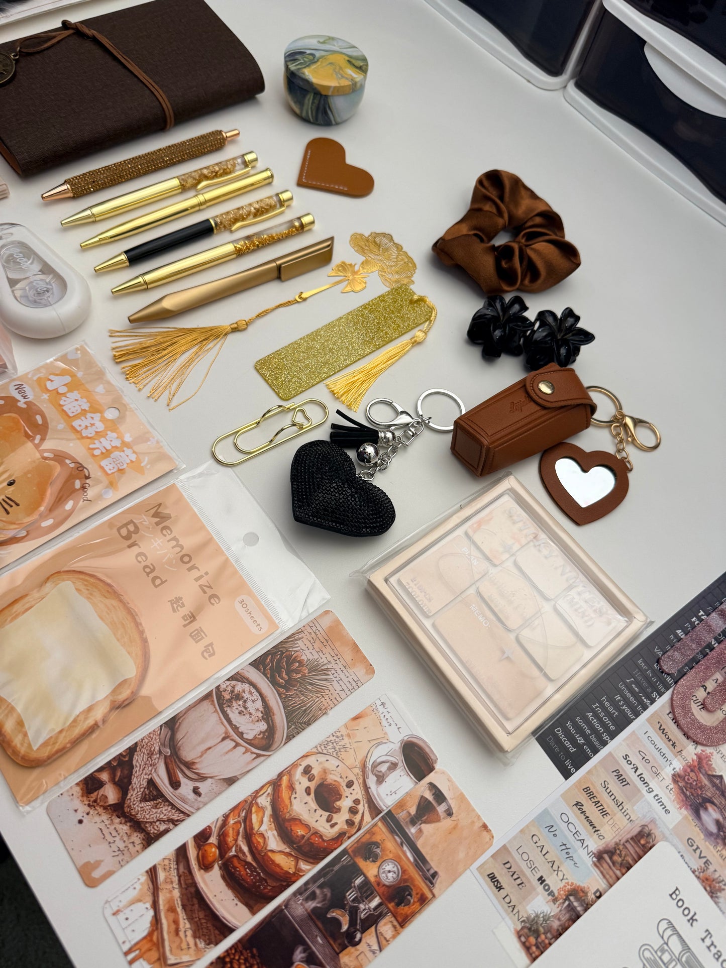 Cocoa & Gold Aesthetic Box🤎💛