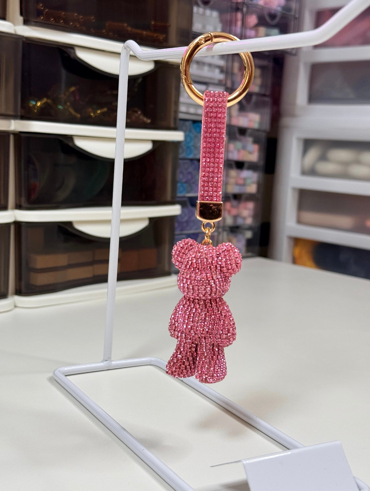 Rhinestone Keychain