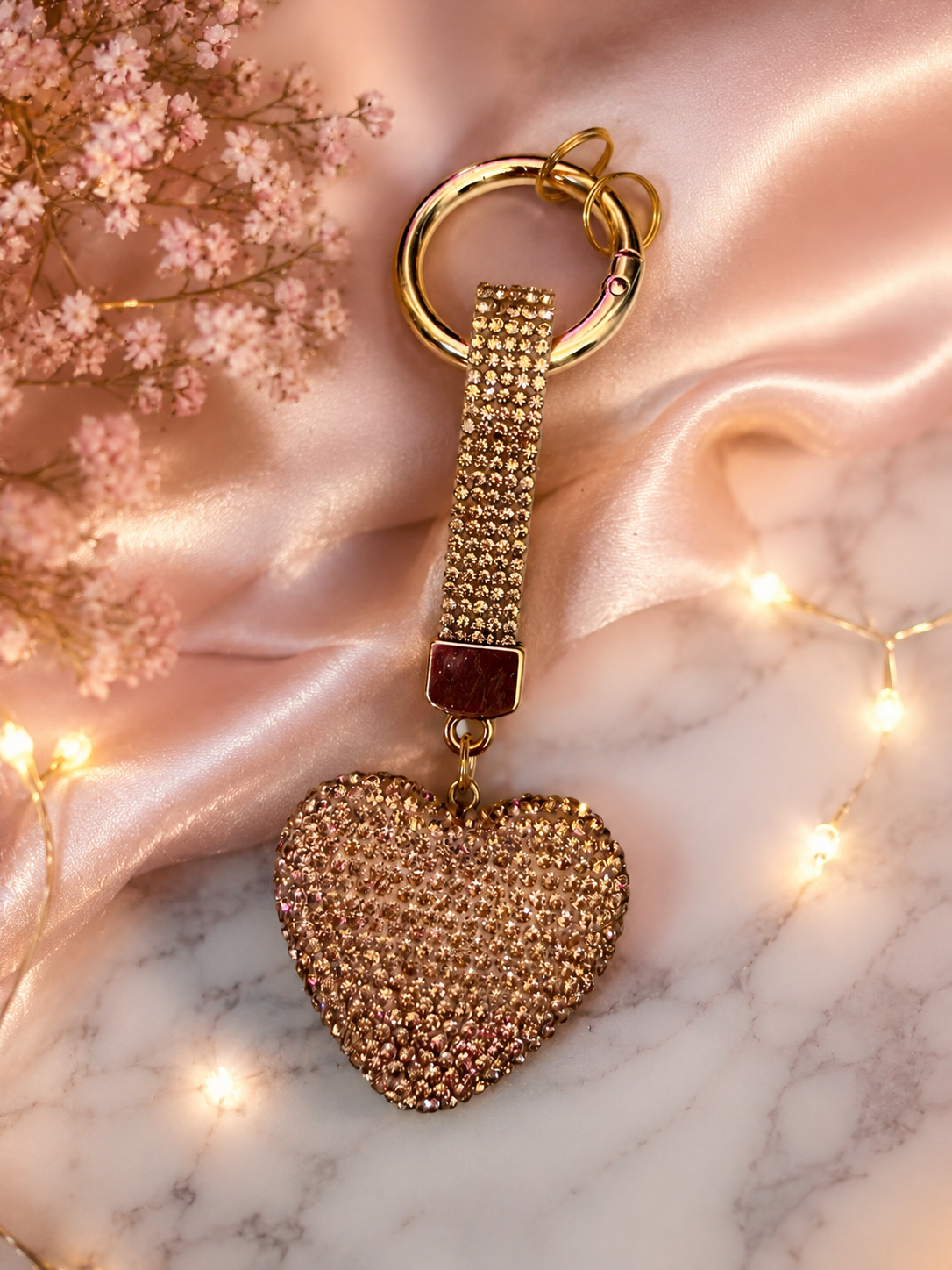 Rhinestone Keychain