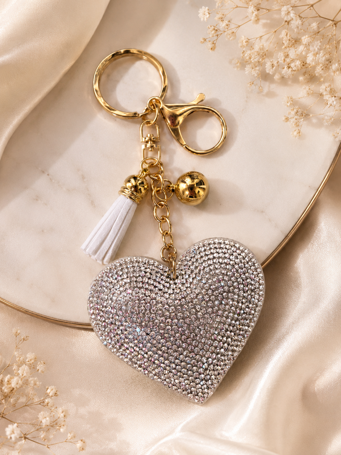 Rhinestone Keychain