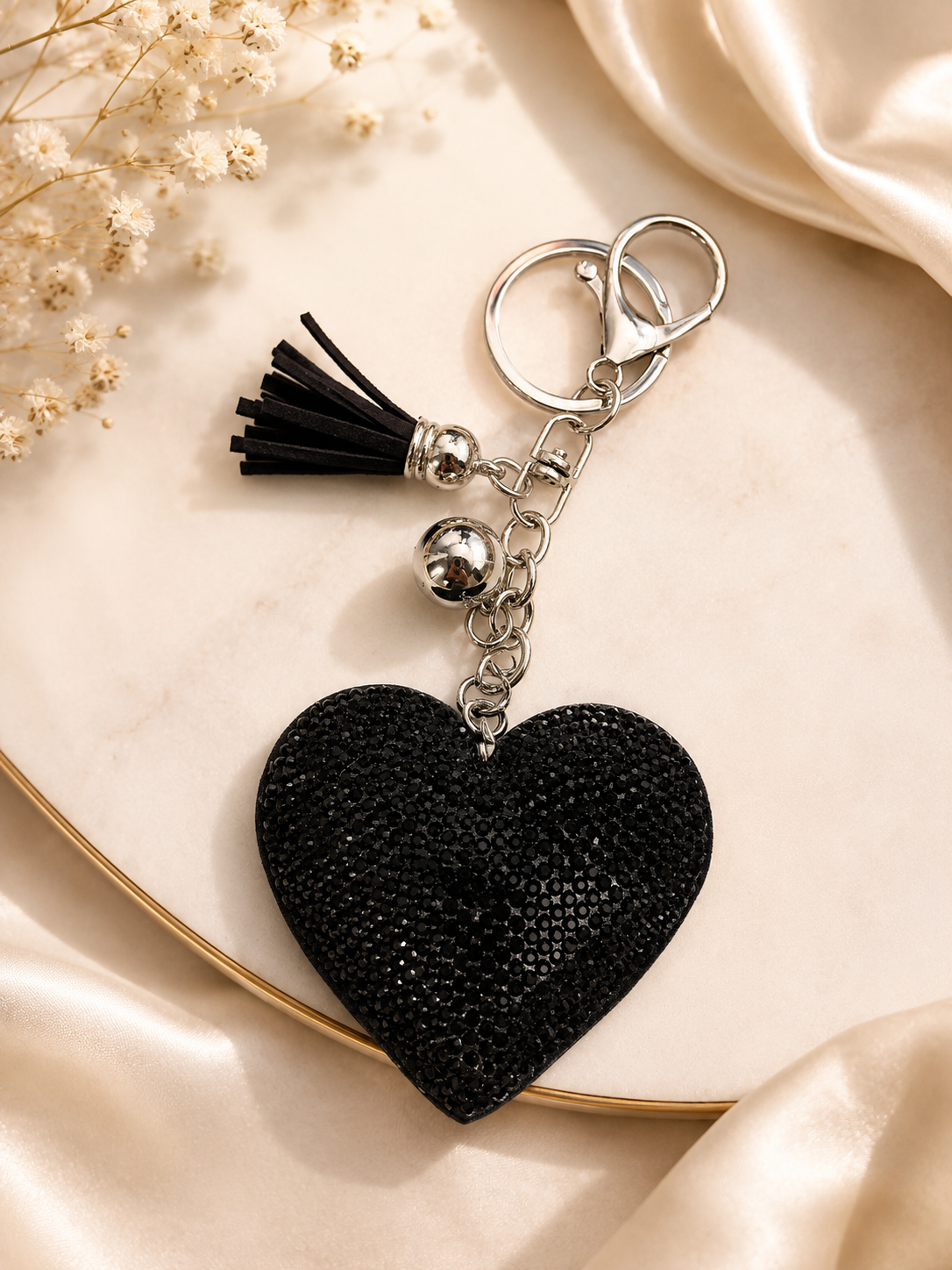 Rhinestone Keychain