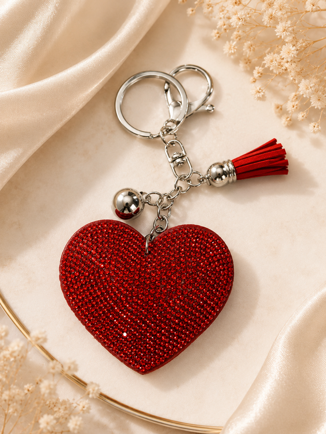Rhinestone Keychain